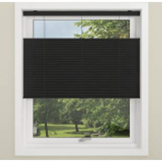 DEBEL Touch Split Plisségardin 120 x 160cm - sort