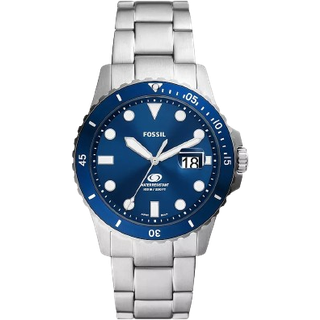 Fossil FS6029 Fossil Blue Blå/Guldtonet stål Ø42 mm