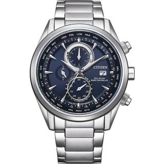 Citizen AT8260-85L Eco-Drive Chronograph Herrenuhr Funkuhr 43mm 10ATM