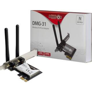 INTER-TECH Wireless-N PCle Adapter DMG-31 300Mbps retail