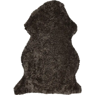Skinnwille, Curly fåreskind 60x95 cm Dark Brown