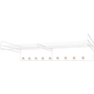 Maze Bill Hattehylde L 102 cm Hvid / Birk