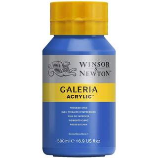 Galeria Akrylmaling - Process Cyan 500 ml - Winsor
