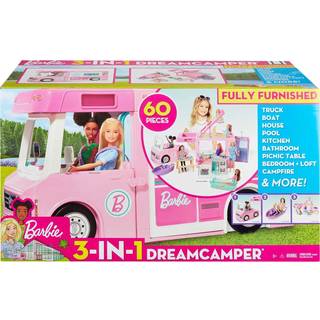 Barbie Eventyr Autocamper 3i1 Barbie bil Dreamcamper GHL93