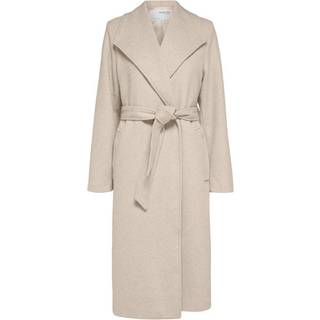 Selected Femme - Beige - Slfrosa Wool Coat B Noos - EU 42