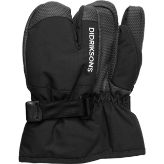 Didriksons Kids' Fossa Gloves 3 Black, 6-8 years
