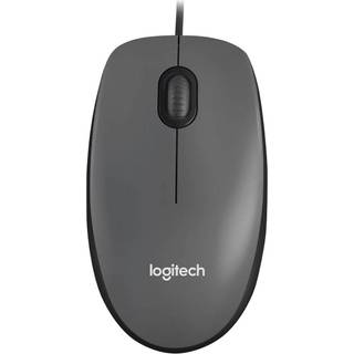 Logitech M100 mus med ledning (sort) - På lager i butik