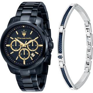 Maserati Successo Quartz Chronograph Blue Dial Steel Bracelet Men’s Watch R8873621042