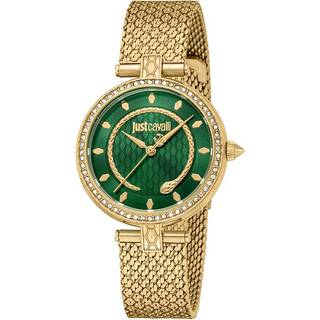 Just Cavalli JC1L240M0035 Glam Chic Grøn/Guldtonet stål Ø32 mm