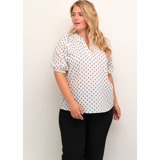 Kaffe Curve KClanni Bluse - Hvid - Str 44 - Damer