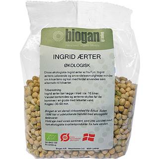 Biogan Ingrid ærter Økologisk - 500 g