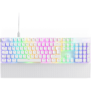 NZXT Function 2 Full Size - Optical Switch - Gaming Tastatur - Nordisk - Hvid