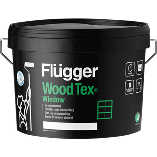 Vinduesmaling Svanemærket - Flügger Wood Tex Window 3 L