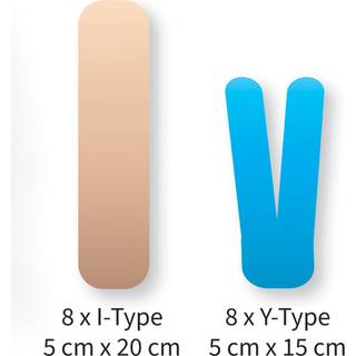 Kinesiologytape Precut - Nakke (8 pak)