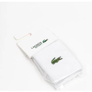 Lacoste Wristband 2-Pack White
