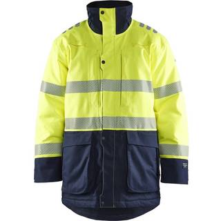 Blåkläder 4527 Multinorm Vinterparkajakke / Multinorm Vinterparkajakke - 4XL - High Vis Gul/Marineblå