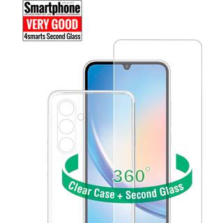 Samsung Galaxy S23 FE 4smarts Second Glass X-Pro 360° Protection Set (Cover + Hærdet Glas)
