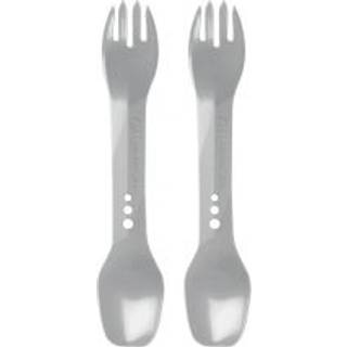 Lifeventure Ellipse Spork, 2-pack, Light Grey - Bestik