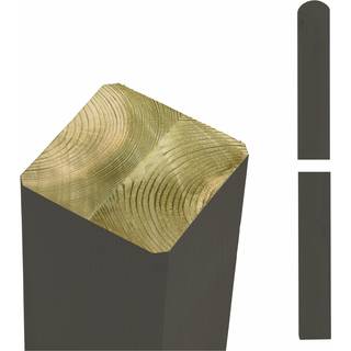 Plus Omlimet stolpe 9×9×268 cm i Umbragrå RAL 7022