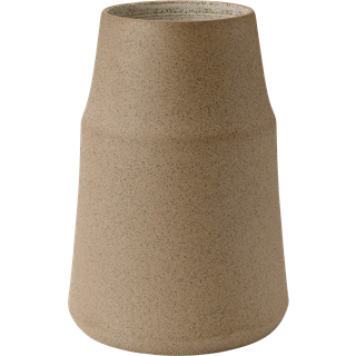 Knabstrup Keramik Clay vase 18 cm Varm sand