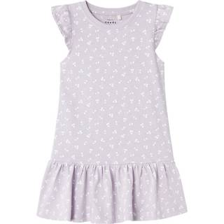 NAME IT Kortærmet Kjole Vida Orchid Petal