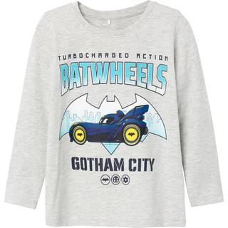 Name It Light Grey Melange Batwheels T-shirt
