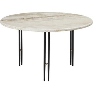 Gubi Ioi Sofabord Ø70 Cm / Sort - Sofabord Travertin Beige - 10129141