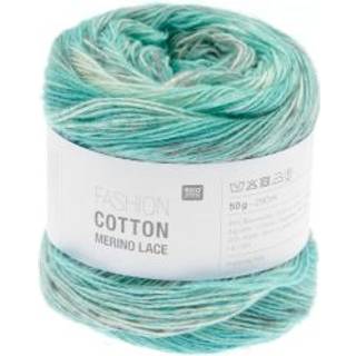 Fashion Cotton Merino Lace - Aqua
