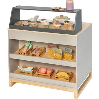 2-i-1 legekøkken & butik - Prunus (grå)