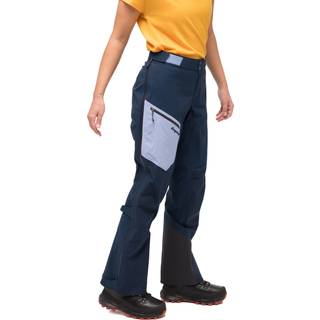 Bergans Women's Tind 3L Shell Pants Navy Blue/Blueberry Milk, XL