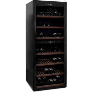 Fritstående vinkøleskab - WineExpert 126 Fullglass Black