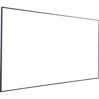 Grandview Edge 100 skærm med fast ramme (hvid)