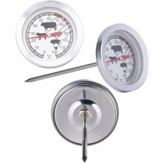 Kød- og grilltermometer med tydelig temperaturvisning