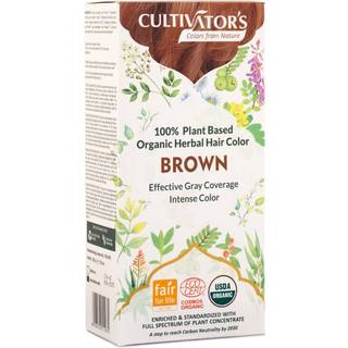 Cultivator's Organic Herbal Hair Color Dark Brown 4pcs