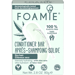 Foamie Conditioner Bar Aloe Vera For Dry Hair - 1 stk.