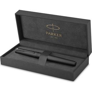 Parker Ingenuity fyldepen | Core Collection | Sort med sort trim | Fin Nib | Sort blæk | Gaveæske