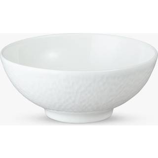 Carve White Cereal Bowl -