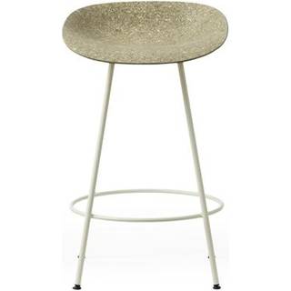 Normann Copenhagen Mat Barstol 65 cm Creme/Stål/Seaweed
