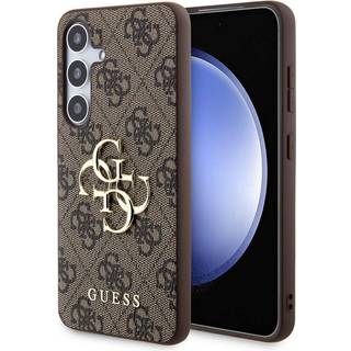 Samsung Galaxy S24+ Guess 4G Big Metal Logo Hybrid Cover - Brun
