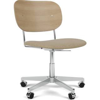 Audo Copenhagen Co Task Seat Upholstered Chair - Natural Oak & Beige