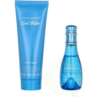 Davidoff Cool Water Woman Giftset 105 ml Edt Spray 30ml/Body Lotion 75ml