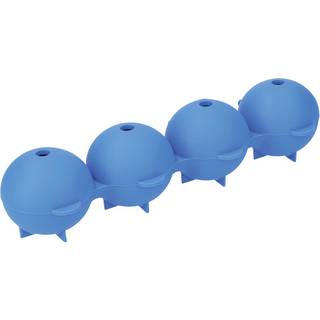 Kugleform til is, 21,5 × 7 × 4 cm, silikone, blå – lavet af Kitchen Cr