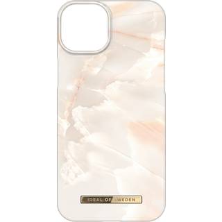 Printed Case MagSafe iPhone 15PL Rose Pearl Marble