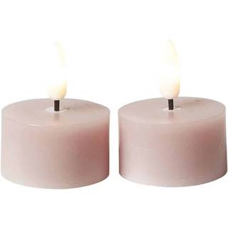 DACORE Fyrfadslys 2 stk Ø 4,3 cm - rosa