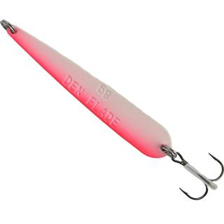 Jack Rapid Den Flade Gennemløbs blink Den Flade Fluo Pink/White 8g