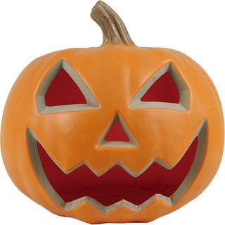 Spooky Halloween Kürbis mit Licht 23cm