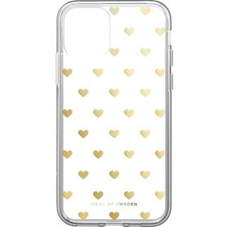 Clear Case iPhone 11/XR Golden Hearts