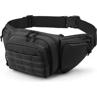 INF outdoor taljetaske 800D Oxford-Nylon Sort