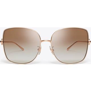 Tory Burch TY6106D Asian Fit 335313 60 Solbriller Kvinder Guld - Rose Gold - 60mm
