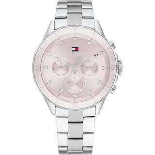 Pink Dial Stainless Steel Watch